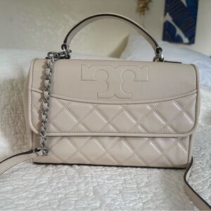 TORY BURCH SAVAHNAH TOP HANDLE CROSSBODY BAG 8x10.5